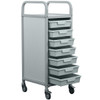 EDUK8 School Tray Storage Trolley - Grey