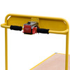Electric Powered Flatbed Trolley Handle and user interface