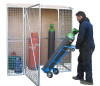 Gas Cylinder Trolley in Operation