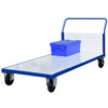 Heavy Duty Flatbed Trolley With Single Plastic End