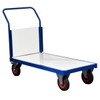 Heavy Duty Flatbed Trolley With Single Plastic End