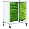 MEDIK8 Medical Box Trolley | 2 Columns | 14 Trays