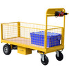 Powered Platform Truck with Removable Mesh Side Panels (1500mm x 600mm) Powered Platform Truck with Removable Mesh Side Panels (1500mm x 600mm)