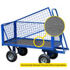 Non-slip Phenolic Board Turntable Trolley