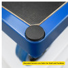 Heavy Duty Industrial Use Turntable Trolley frame with rounded corners 