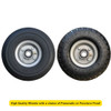 Turntable Trolley pneumatic and puncture proof wheels