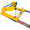 A Fork Mounted Drum Rotator with a loop chain against a white background