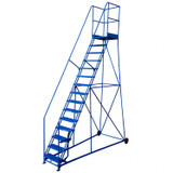 15 Tread Mobile Safety Steps with Lever Brake