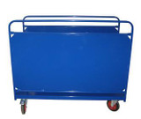 Adjustable Double Sided Trolley with Steel Sides