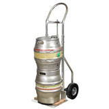 Double Keg handling Aluminium Sack Truck with barrels
