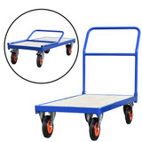 Folded Flatbed Trolley Hand Cart with Plywood Base