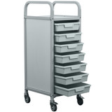 EDUK8 Antibac School Tray Storage Trolley | Single Column