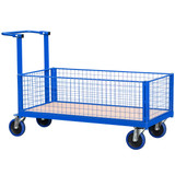 Platform Truck or Cage Trolley with Deadman Brake and 4 Sides