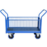 Platform Truck With Mesh Sides - Side View