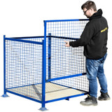 Stacking Stillage with Removable Mesh Side Panel