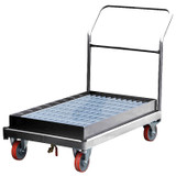 Stainless Steel Bund Trolley front  Side with Grate (Side #2)
