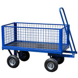 Hand Pull Trailer with 400mm Sides | 500KG Capacity