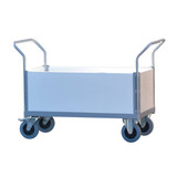 Hospital Platform Truck With 4 plastic  Sides