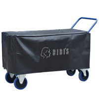Platform Truck with High Sides and Branded Cover for Bibi's Salad Bar