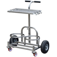 The Perfect Trolley for Equine Dentistry: A Bespoke Design with Stainless Steel Chassis and Off-Road Wheels