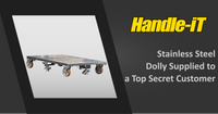 Precision Engineering Delivered: Stainless Steel Dolly Supplied to a Top Secret Customer