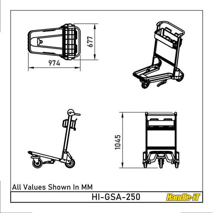 Aluminium Airport Trolley