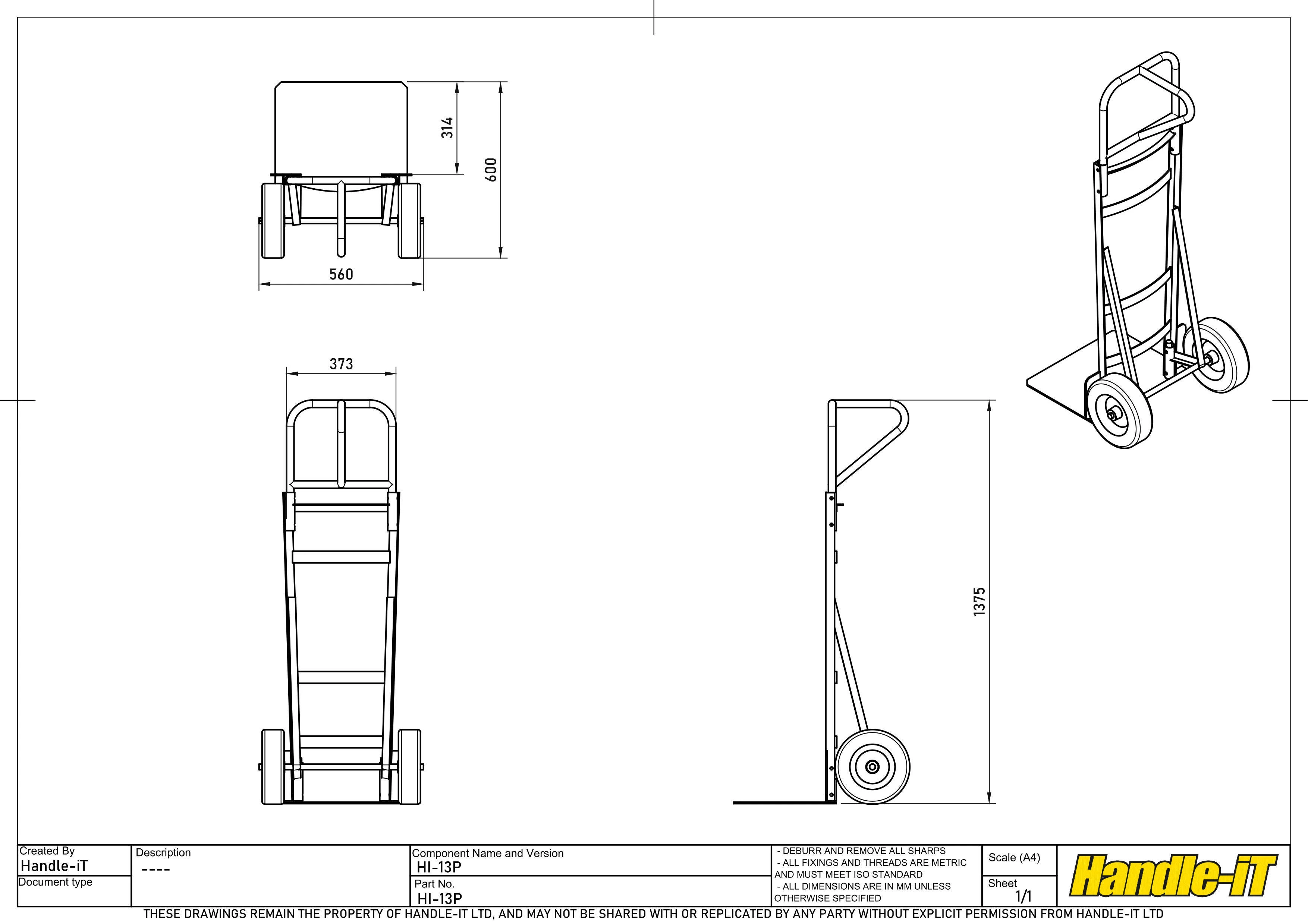Heavy Duty Sack Barrow