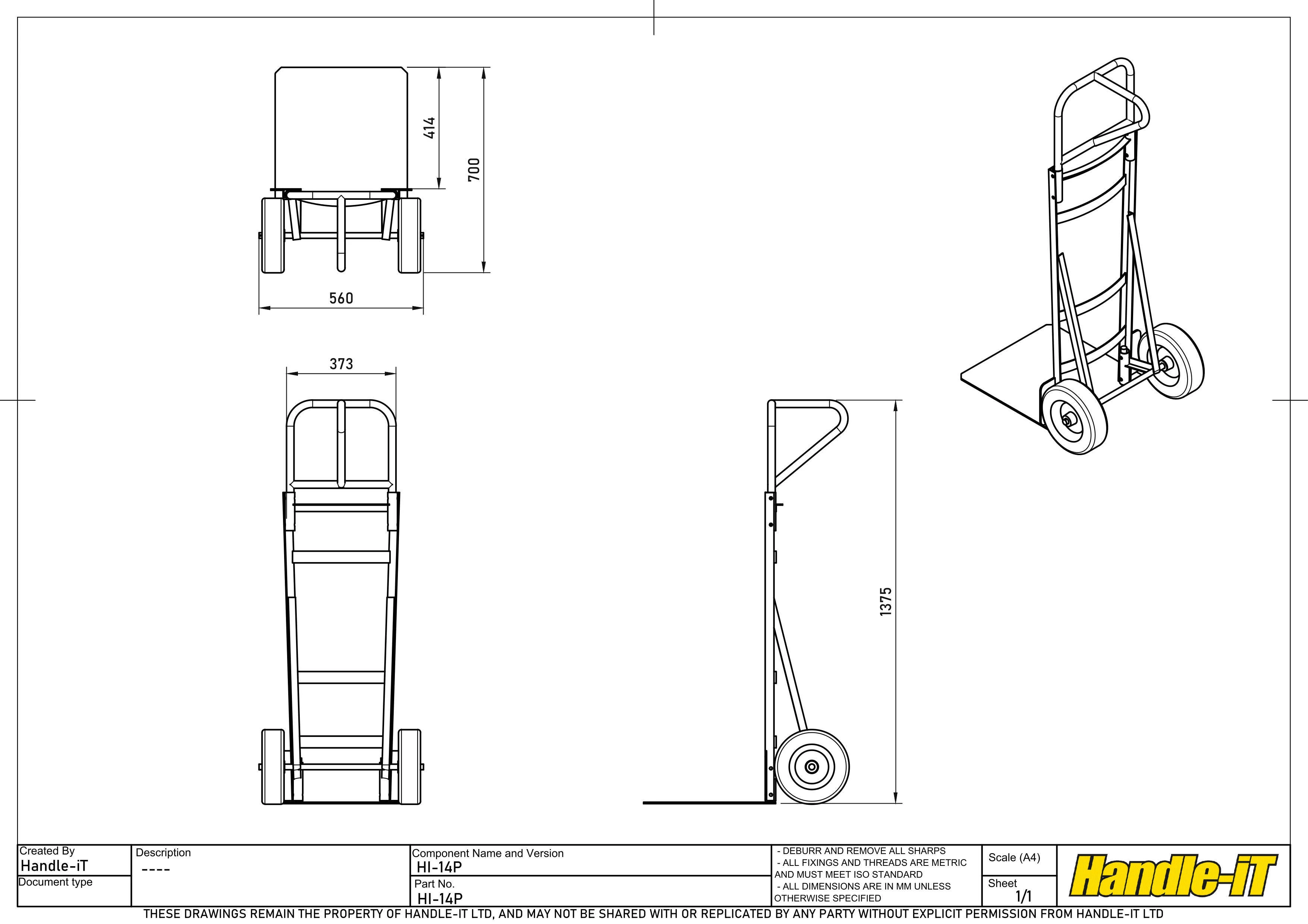 Heavy Duty Sack Barrow