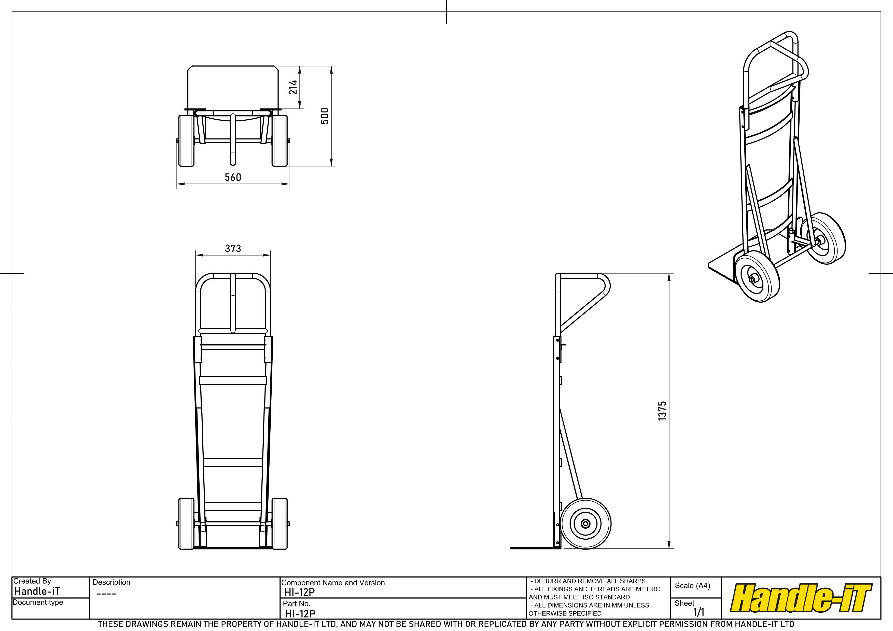 Heavy Duty Sack Barrow