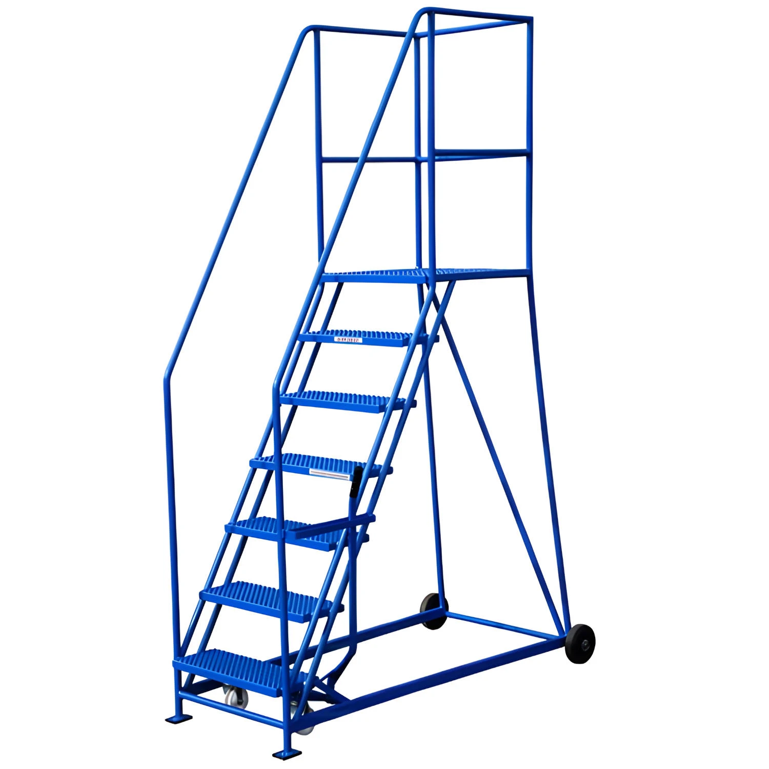 7 Tread Mobile Safety Steps with Lever Brake