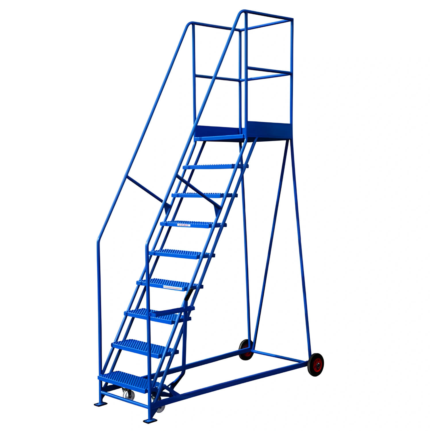 9 Tread Mobile Safety Steps with Lever Brake