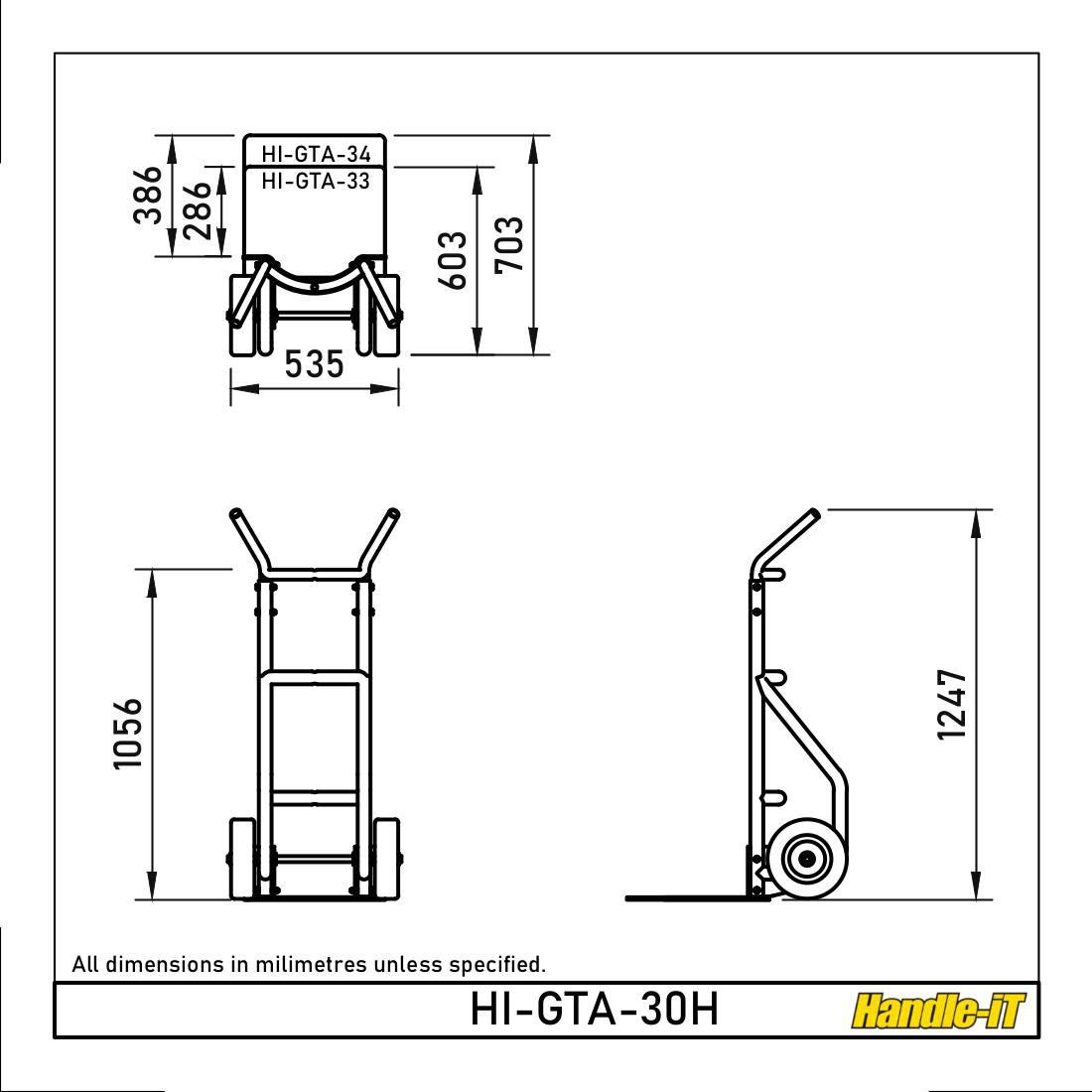 Image to show the product's dimensions