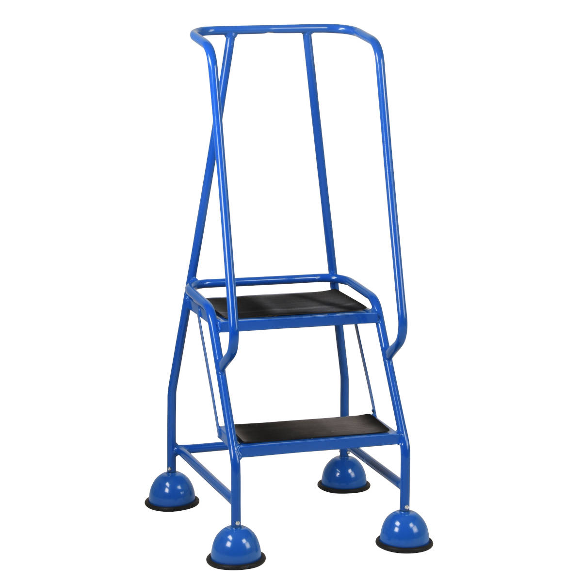 Two Tread Sucker Steps with Platform for use in schools, stores, hospitals and shops