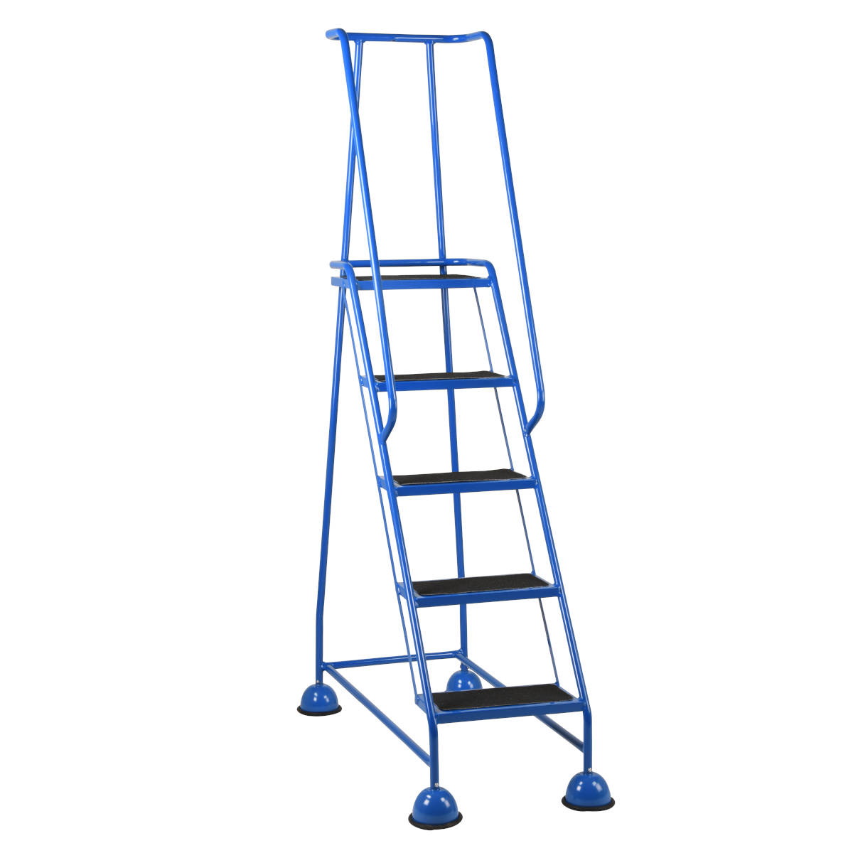 Five Tread Sucker Step with Platform in Blue Five Tread Sucker Step with Platform in Blue