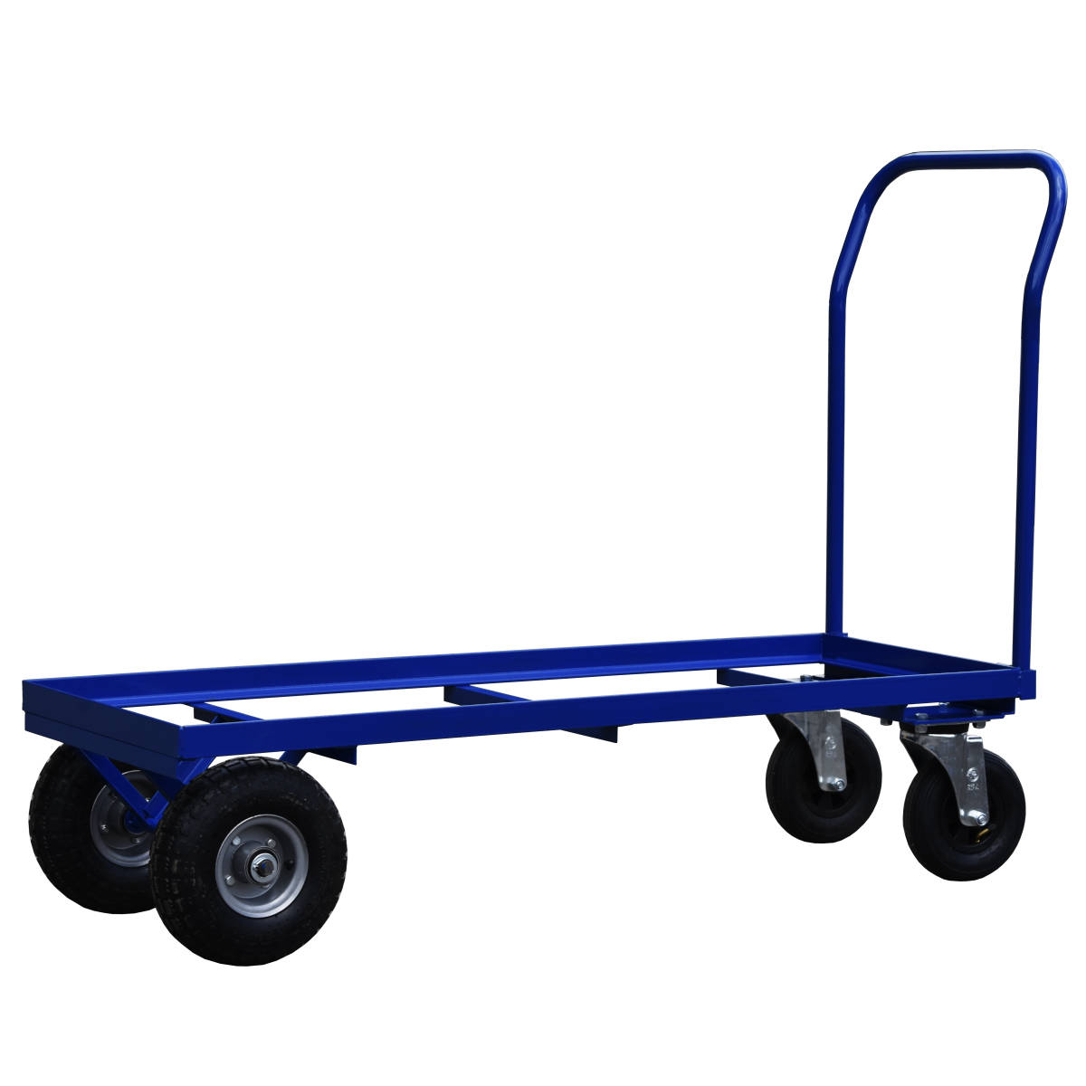Chair Moving Hand Trolley Cart with pneumatic swivel castors