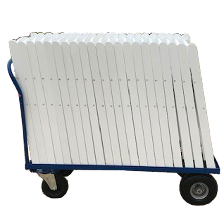 Chair Moving Trolley - Moving White Stacked Chairs