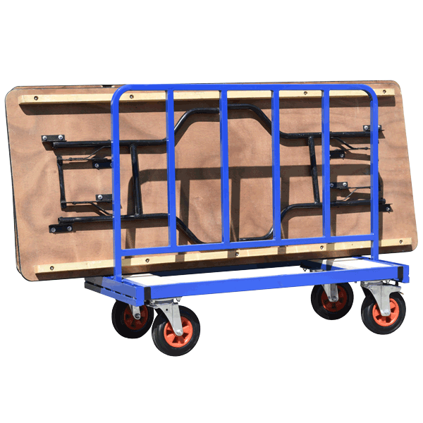 Folding Table Trolley for Round or Oblong Tables