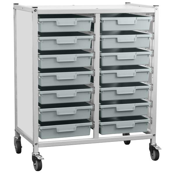 EDUK8 Classroom Antibacterial Tray Rack Trolley