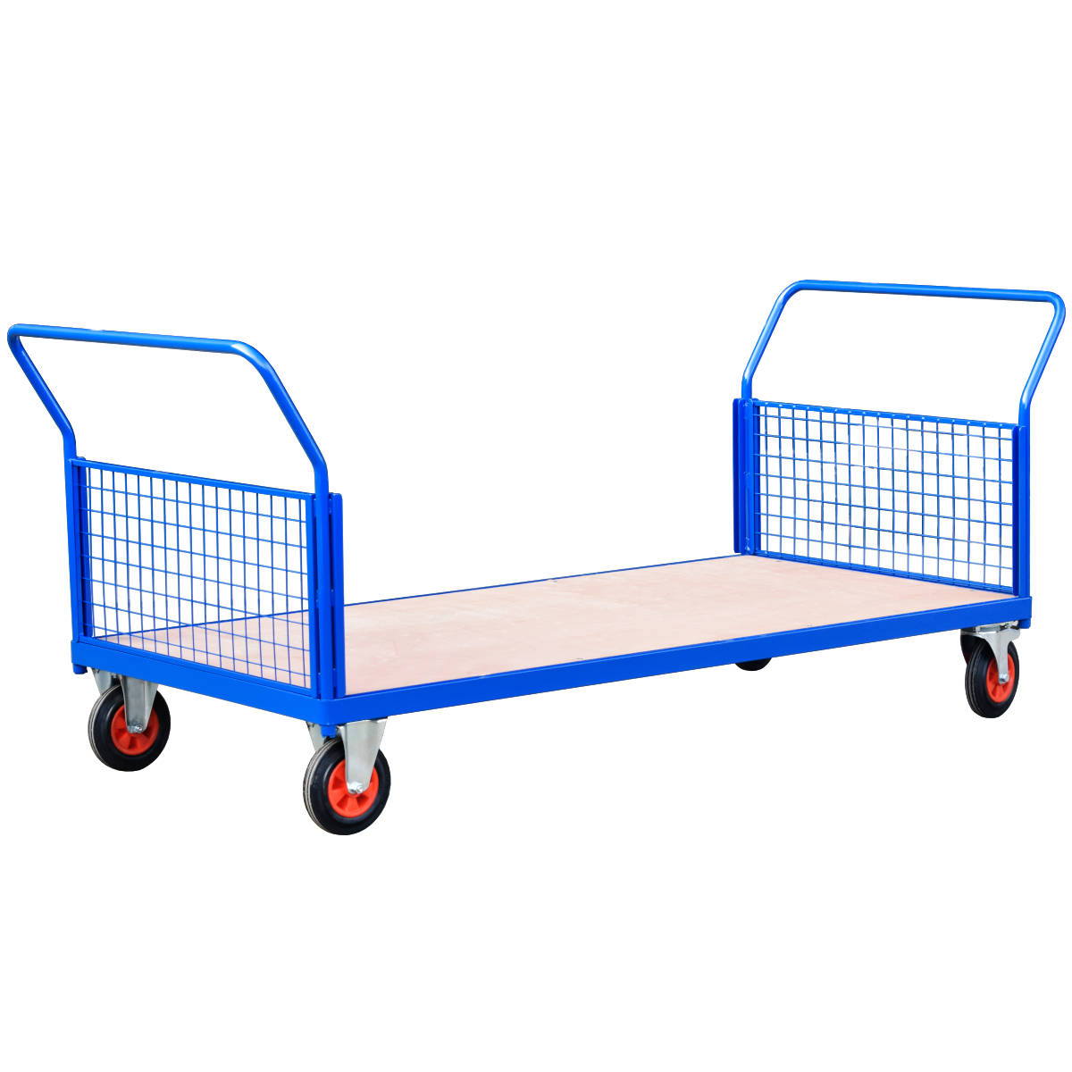 Double Ended adjustable length mesh platform cart Double Ended adjustable length mesh platform cart