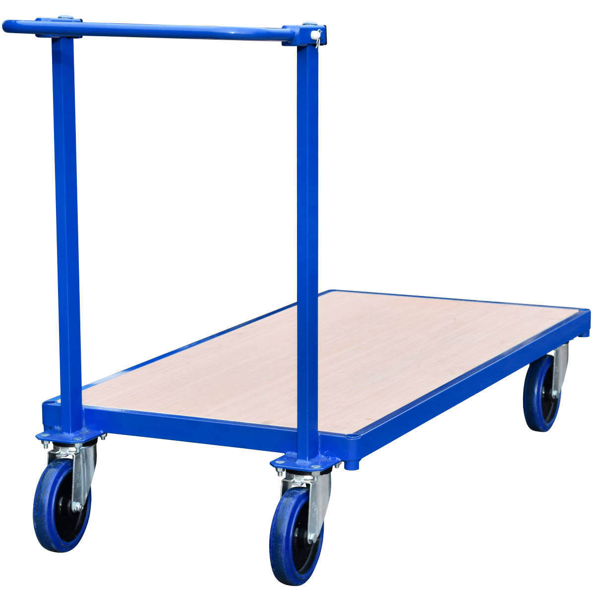 Handle-iT Deadman Brake Heavy Duty Hand Cart Trolley with Plywood Base Resilex Elastic Wheels Handle-iT Deadman Brake Heavy Duty Hand Cart Trolley with Plywood Base Resilex Elastic Wheels
