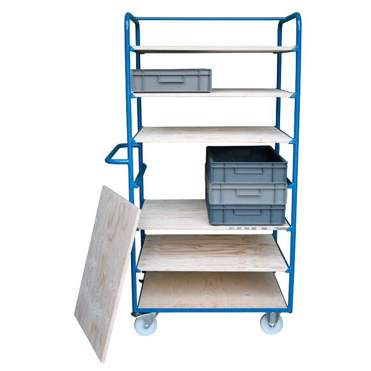 Kanban or Parts Bin Trolley (Plywood Base)