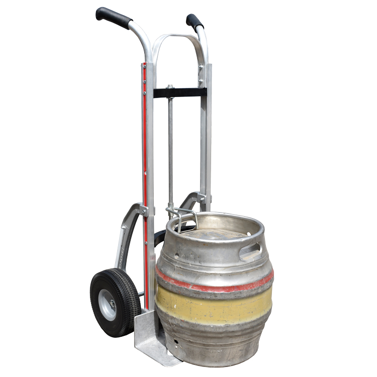 Magliner Aluminium Keg Sack Truck with Beer Keg (2)