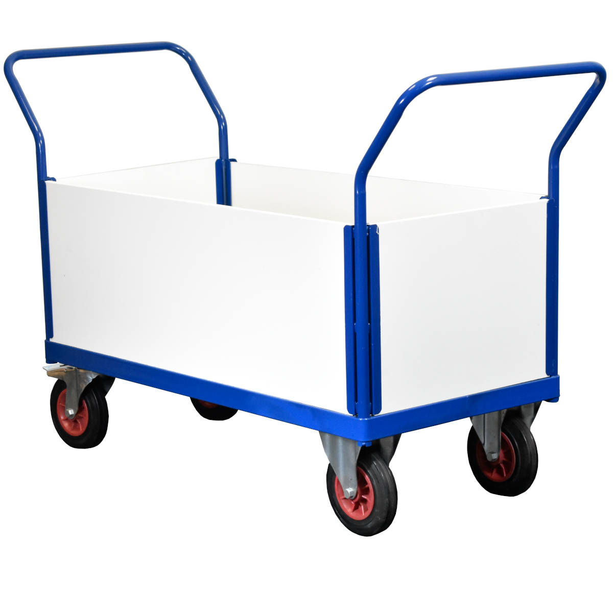 Platform Truck Clad with 4 Plastic Sides