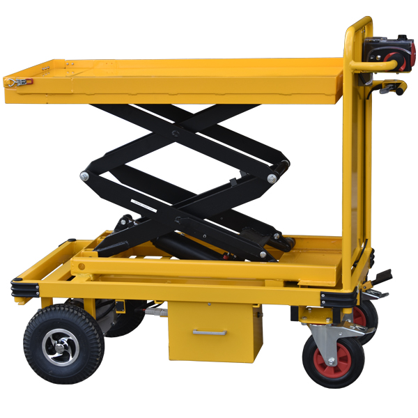 Motorised Adjustable Lift Table Trolley HandleiT Ltd