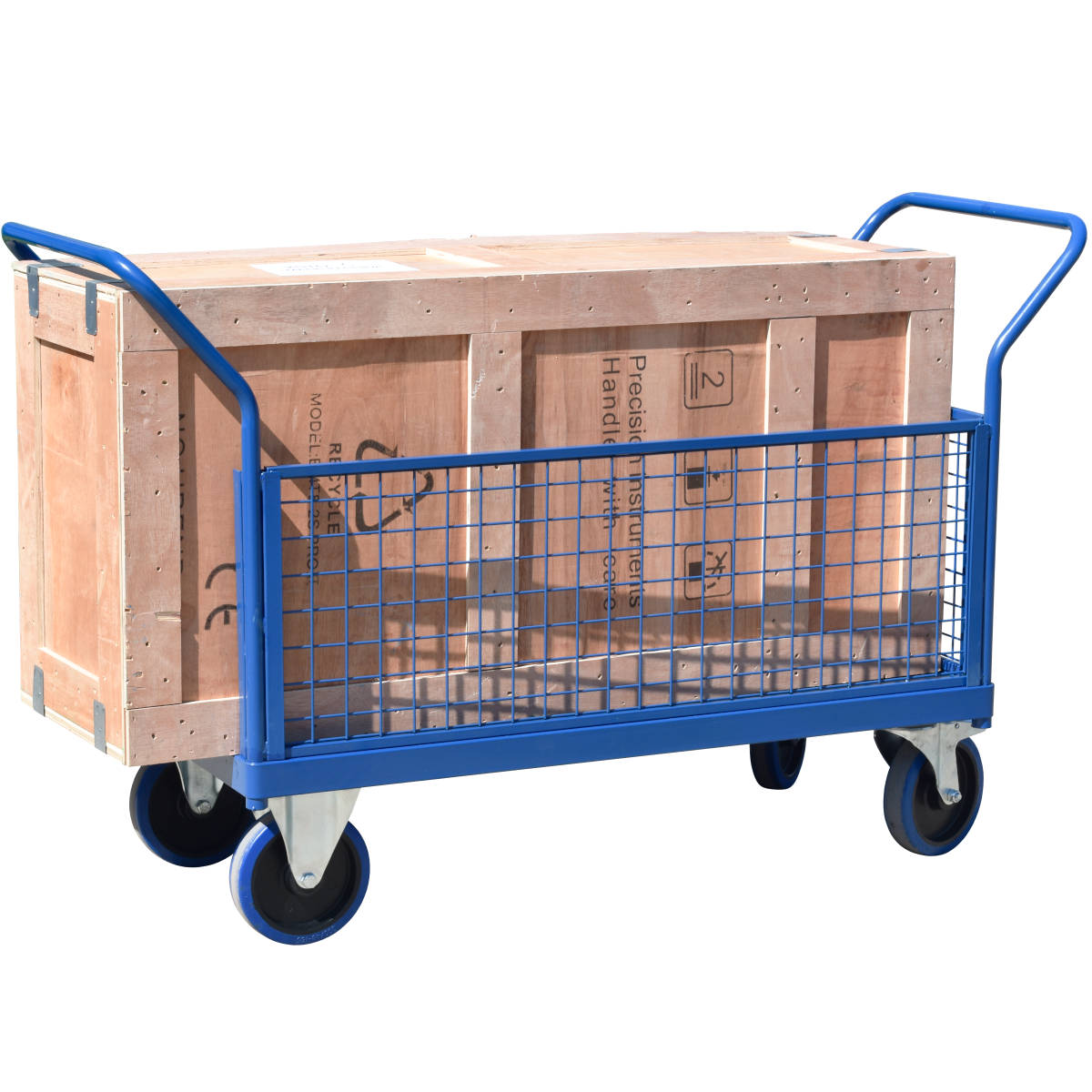 Platform Truck With Mesh Sides - 750kg Capacity Platform Truck With Mesh Sides - 750kg Capacity
