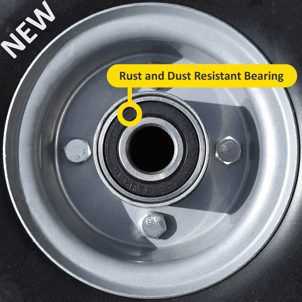 Rust and Dust Resistant Sack Truck Wheel Bearing