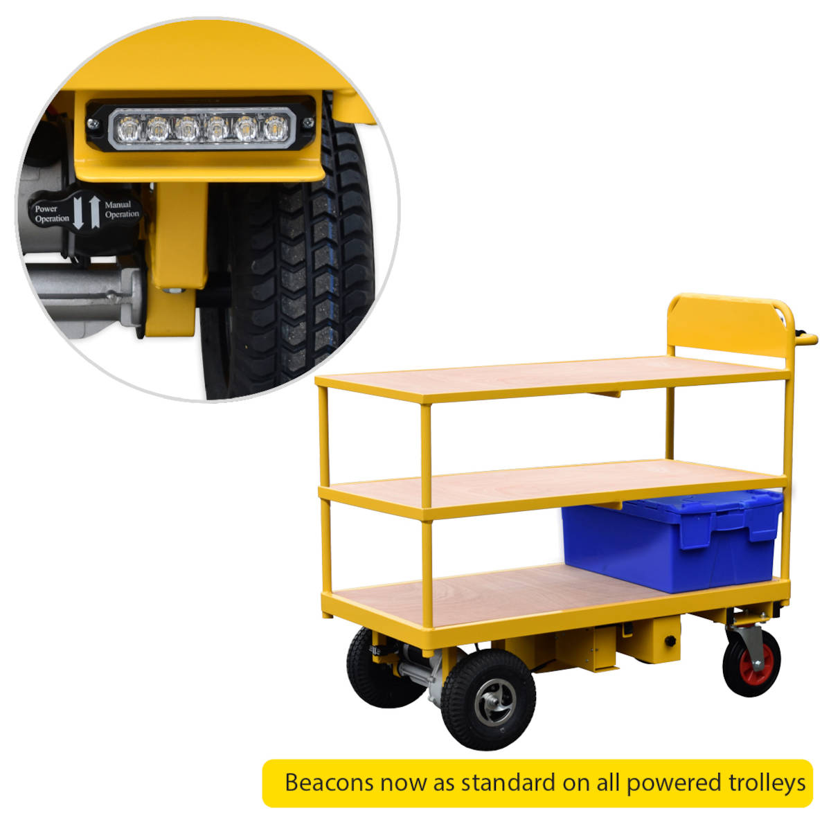 Powered Trolley Beacons Powered Trolley Beacons