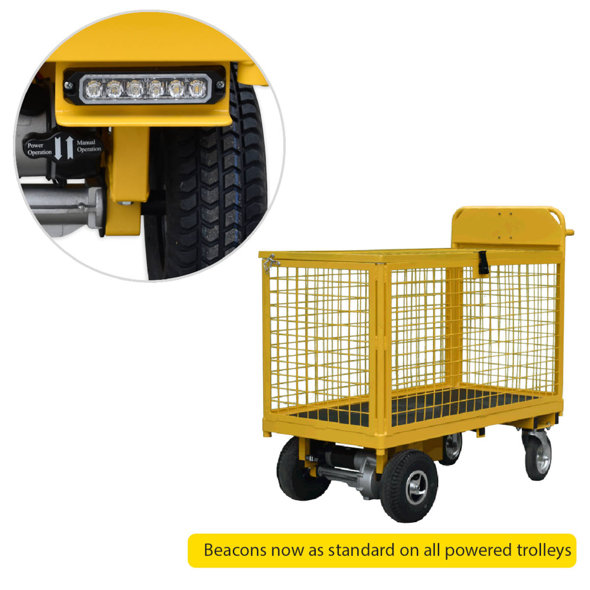 Powered Trolley Beacons Powered Trolley Beacons