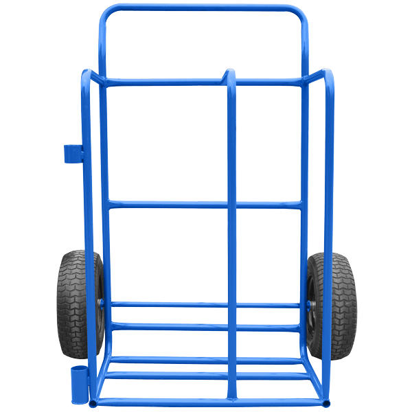 Twin Cylinder Gas Bottle Trolley View from the Front