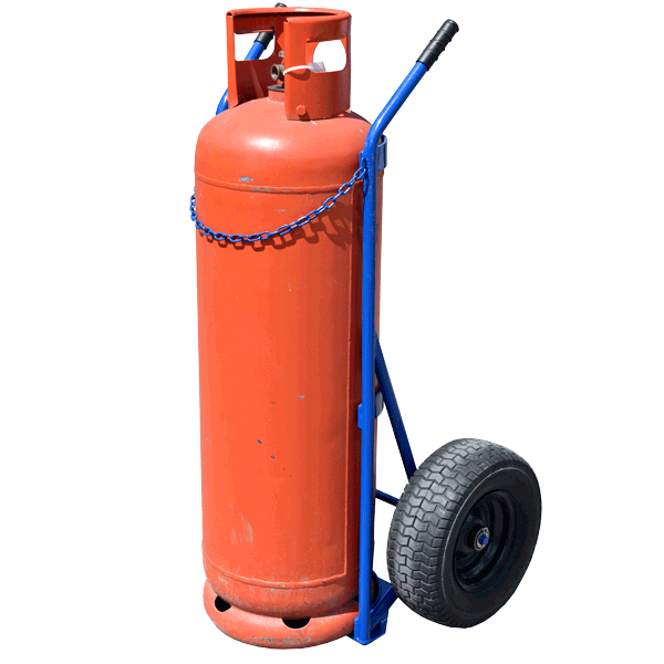 Gas Cylinder Trolley for 47kg Propane or LPG with Load